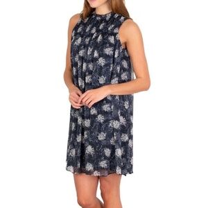 Joie Women's Baltic Print Sleeveless Mini Dress Blue MD